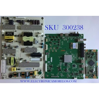 KIT DE TARJETAS PARA TV VIZIO / MAIN 0160CAP0C100 / 1P-0147C00-2010 / FUENTE 09-60CAP0C0-00 / 1P-1159800-1010 / T-CON RUNTK5489TP / 1P-013BJ00-4011 / PANEL S600DHA-2 / MODELO D60-D3 LFTRUPCS